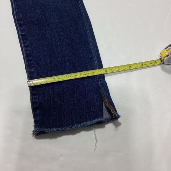 Sam Edelman Jeans The Kitten Mid Rise Skinny Ankle Size 29 Women's Raw Hem - Picture 10 of 11